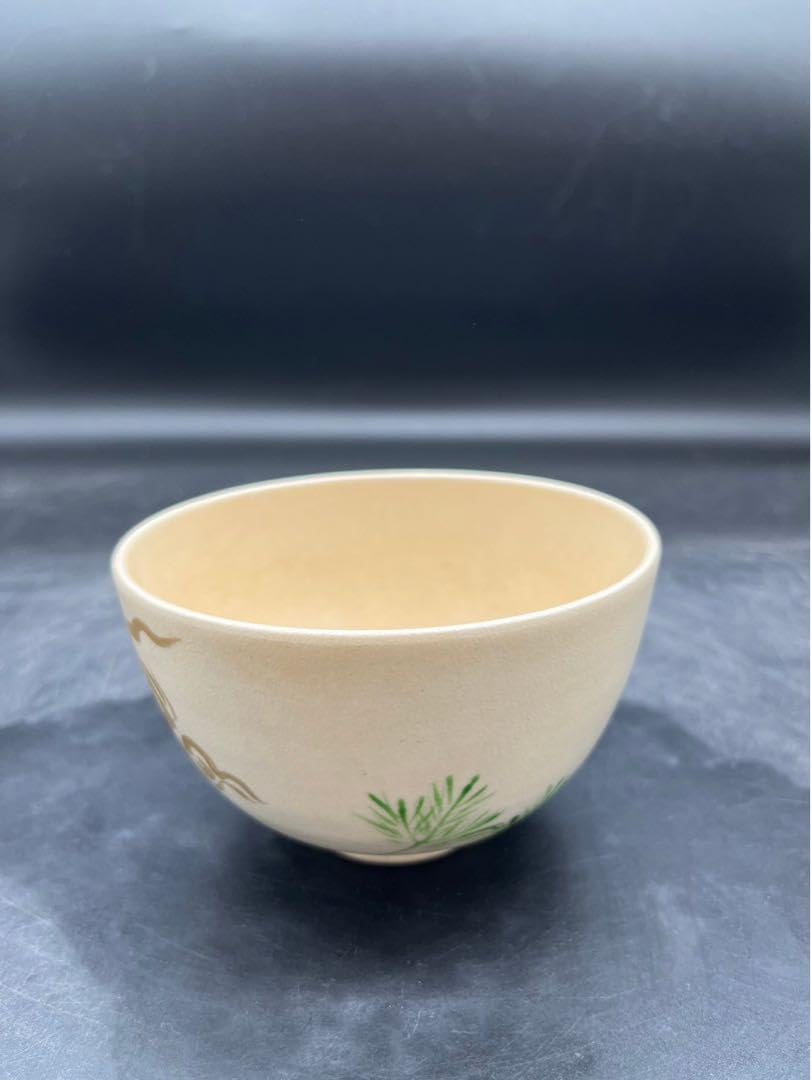 Amazon | 京焼 清水焼 平安 陽山造 金彩色絵 唐草文様 茶碗